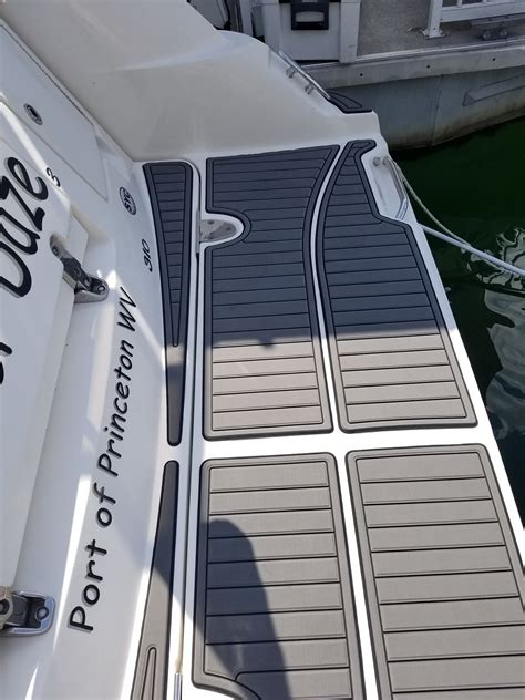 Aqua marine deck - Aqua Marine Deck's top grade non-skid resistant, closed cell marine foam products provide an attractive, cost-effective choice for boating and marine vessel needs. Our foam is a non-absorbent, closed cell marine foam and has the option to emboss logos and graphics and include a finished beveled edge. 